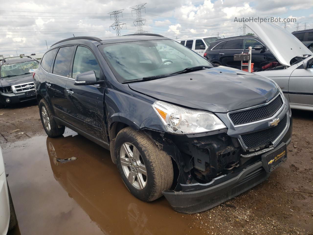 2012 Chevrolet Traverse Lt Charcoal vin: 1GNKRGED5CJ366285