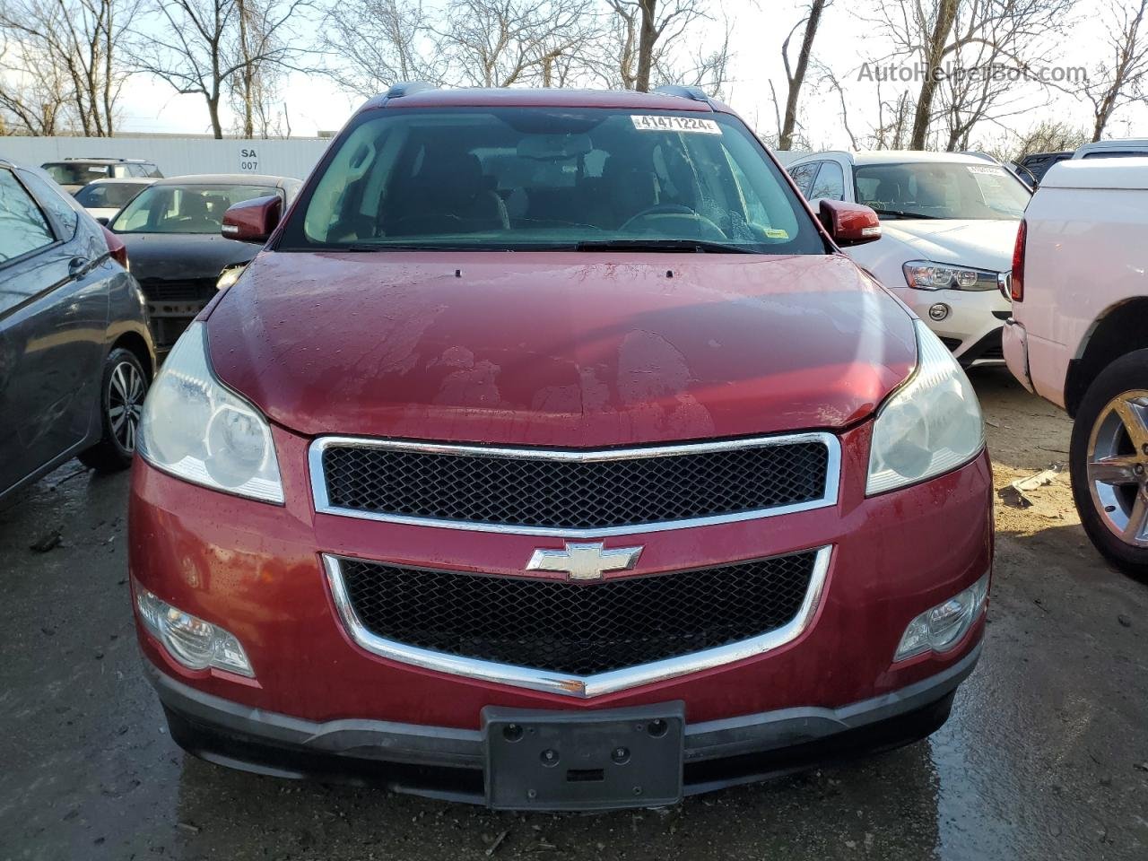 2011 Chevrolet Traverse Lt Maroon vin: 1GNKRGED6BJ105990