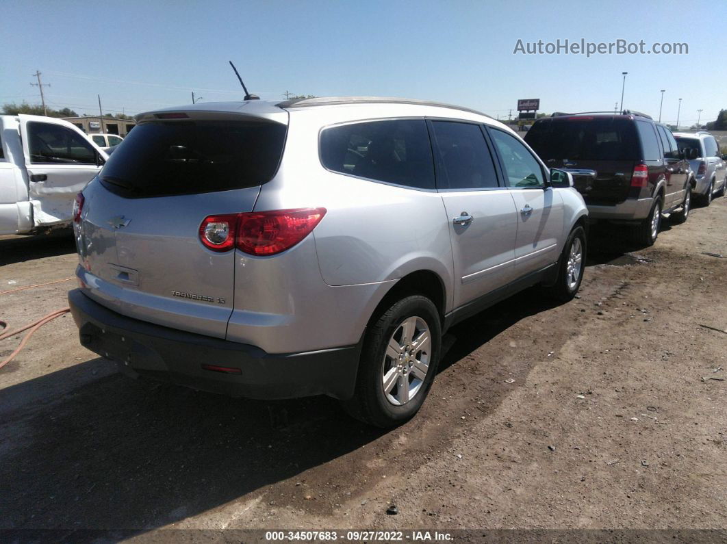 2012 Chevrolet Traverse 1lt Silver vin: 1GNKRGED6CJ106865