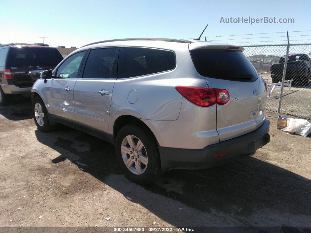 2012 Chevrolet Traverse 1lt Silver vin: 1GNKRGED6CJ106865