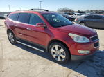 2012 Chevrolet Traverse Lt Red vin: 1GNKRGED6CJ197393