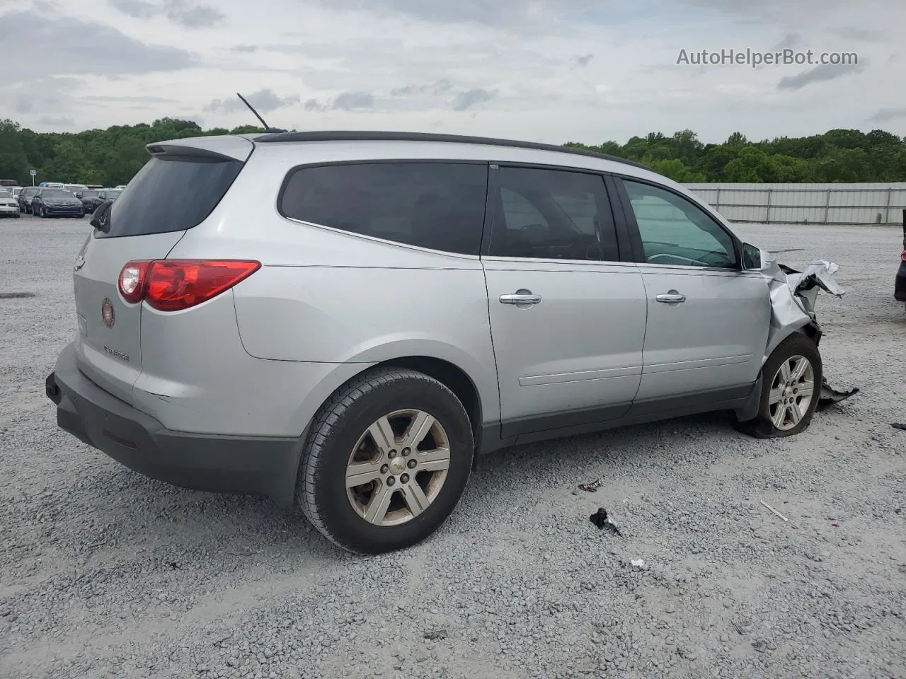 2012 Chevrolet Traverse Lt Серебряный vin: 1GNKRGED6CJ262453