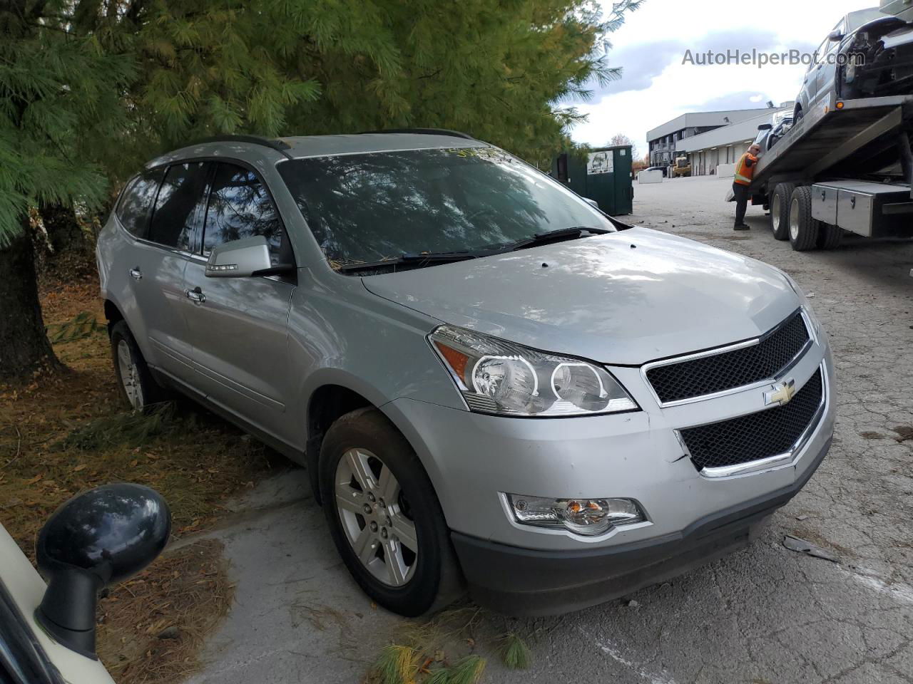 2012 Chevrolet Traverse Lt Silver vin: 1GNKRGED6CJ310758