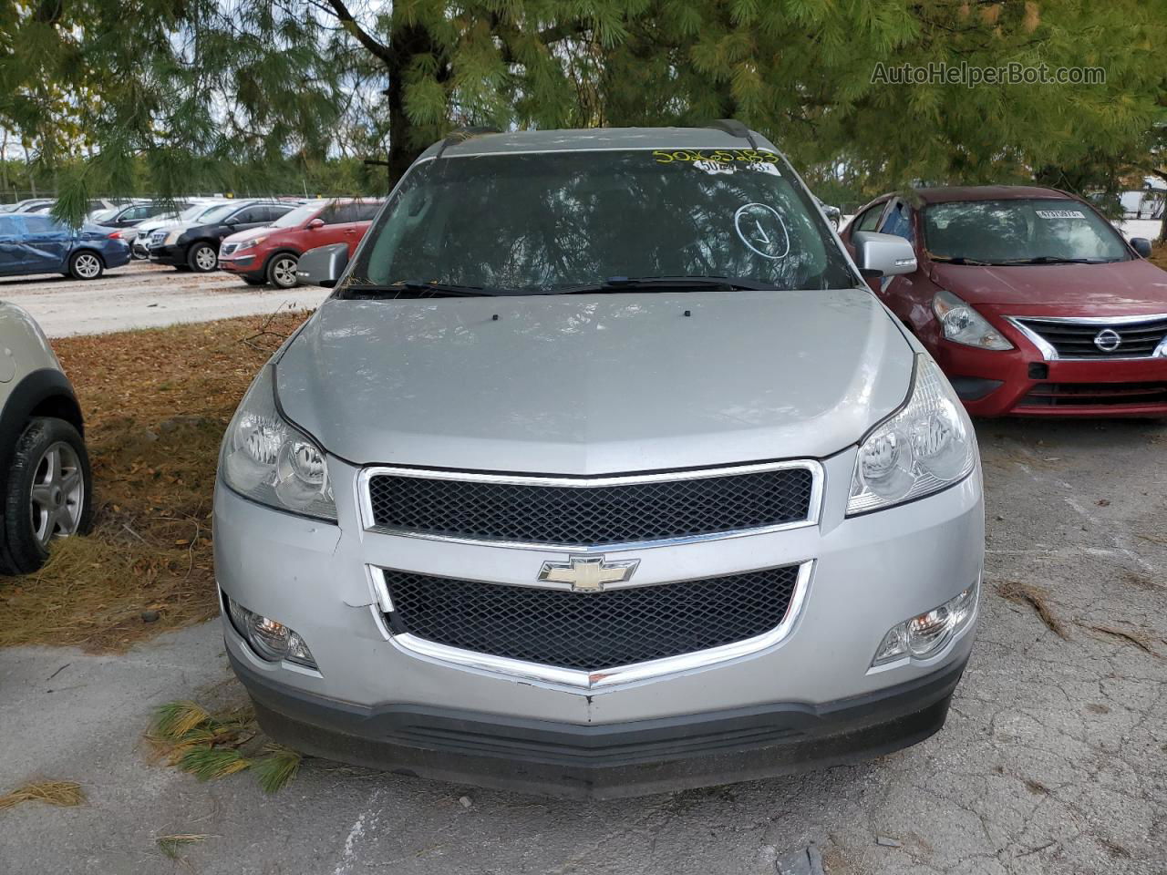 2012 Chevrolet Traverse Lt Silver vin: 1GNKRGED6CJ310758