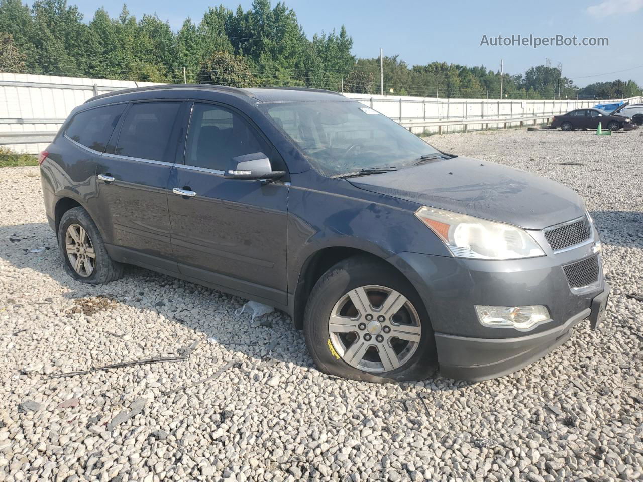 2012 Chevrolet Traverse Lt Gray vin: 1GNKRGED6CJ338043