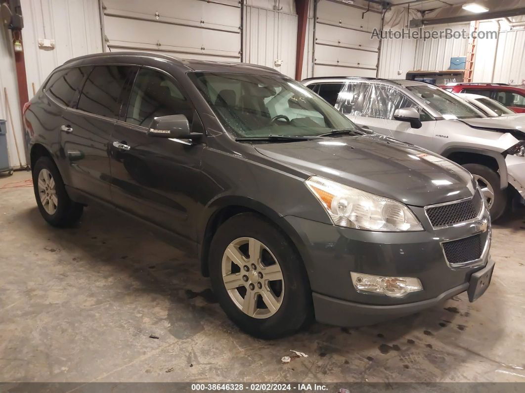 2012 Chevrolet Traverse 1lt Gray vin: 1GNKRGED6CJ340326