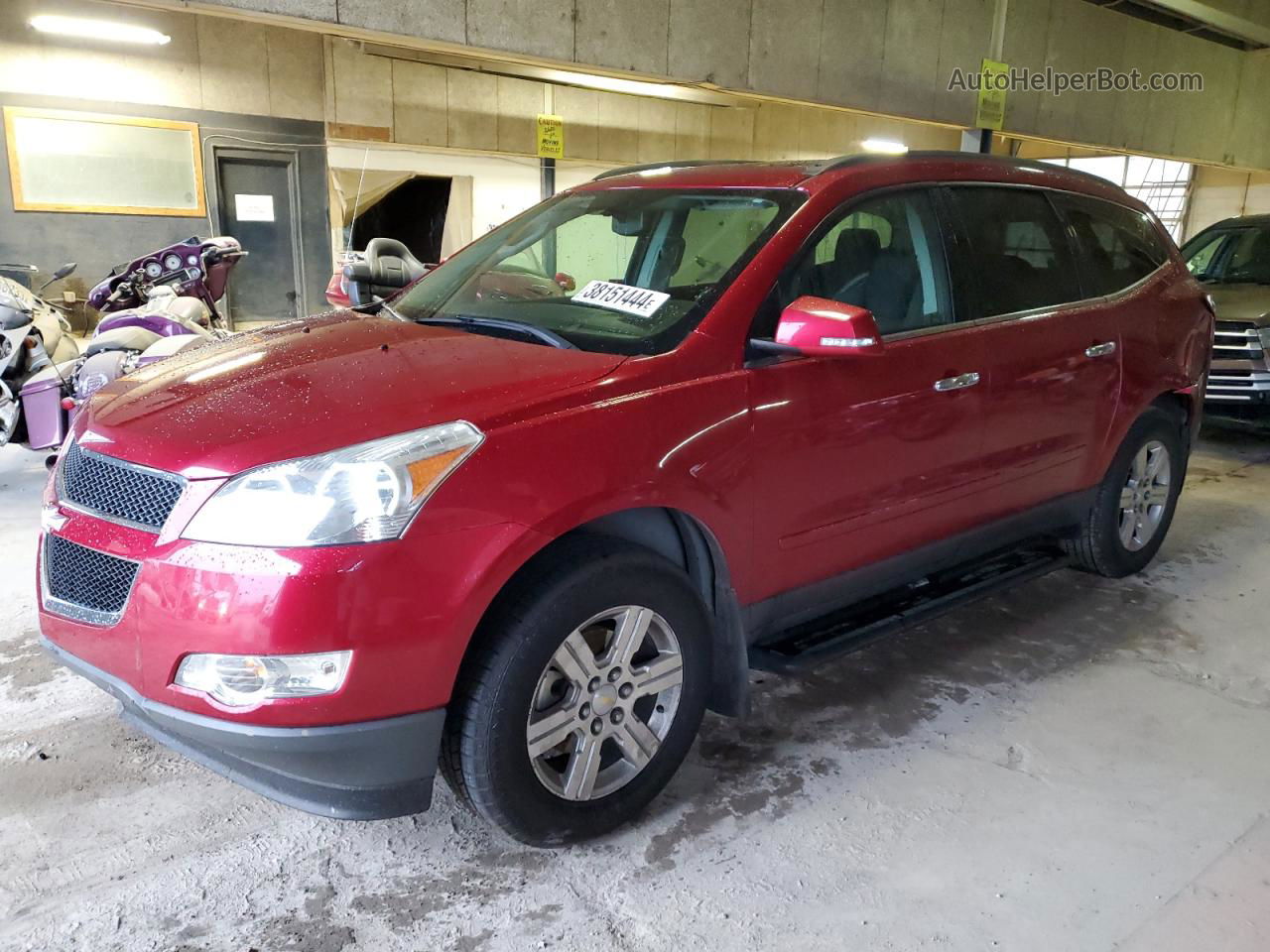 2012 Chevrolet Traverse Lt Red vin: 1GNKRGED6CJ378770