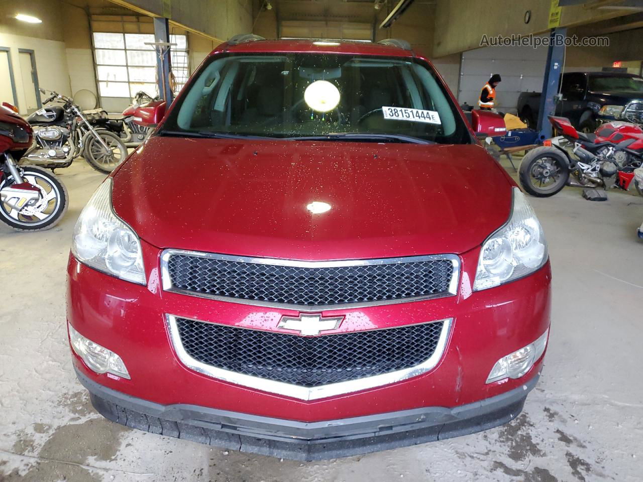 2012 Chevrolet Traverse Lt Red vin: 1GNKRGED6CJ378770