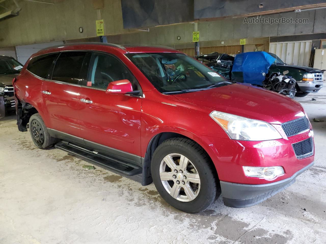 2012 Chevrolet Traverse Lt Red vin: 1GNKRGED6CJ378770