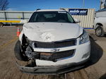 2012 Chevrolet Traverse Lt White vin: 1GNKRGED6CJ378932