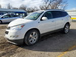 2012 Chevrolet Traverse Lt White vin: 1GNKRGED6CJ378932