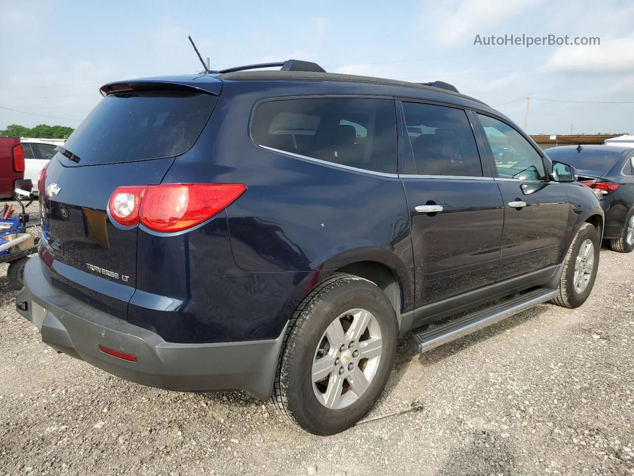 2011 Chevrolet Traverse Lt Blue vin: 1GNKRGED7BJ182349