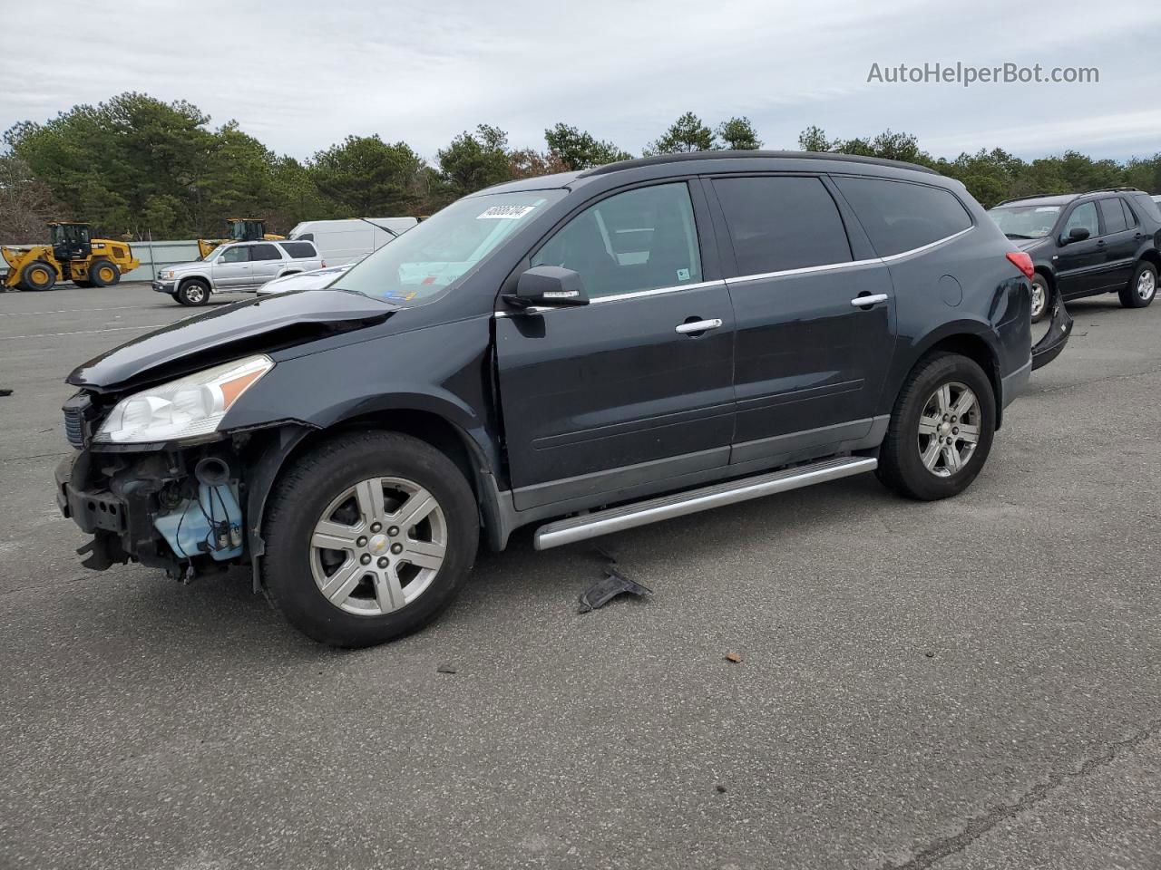 2011 Chevrolet Traverse Lt Black vin: 1GNKRGED7BJ196381