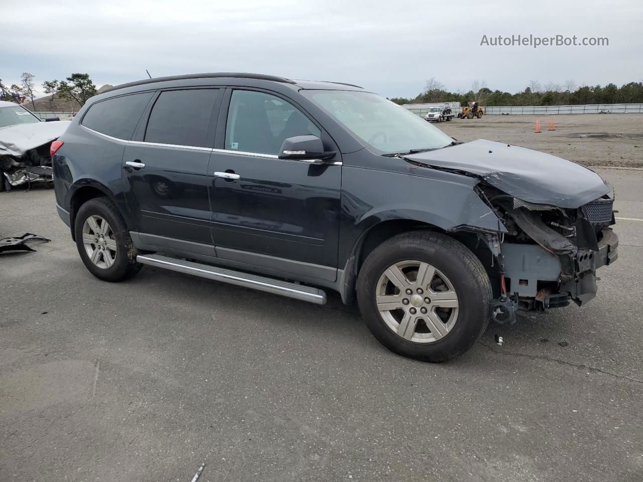 2011 Chevrolet Traverse Lt Black vin: 1GNKRGED7BJ196381