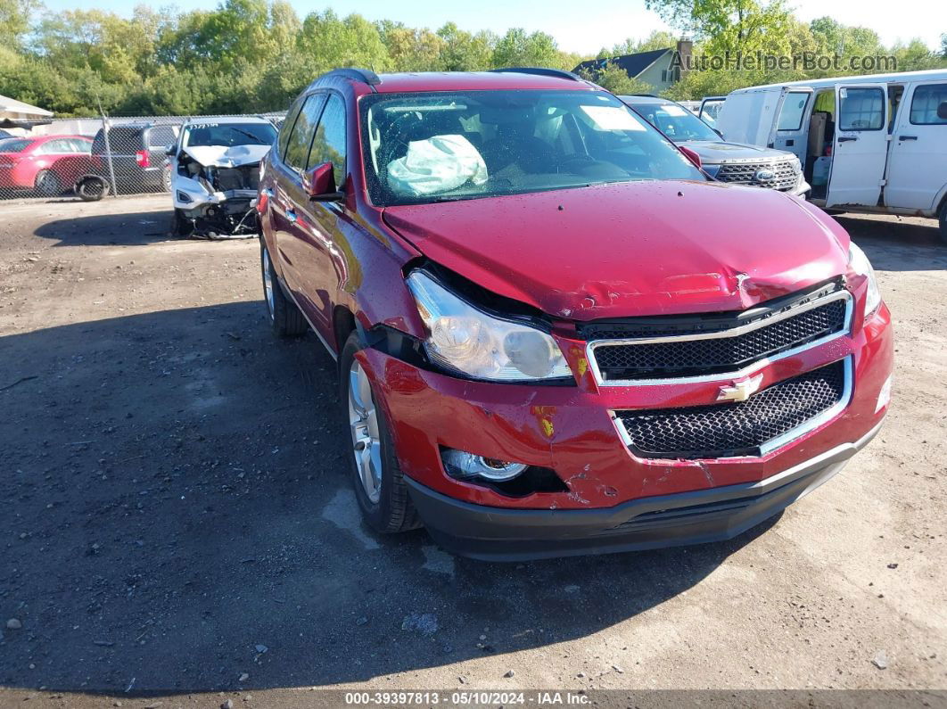 2011 Chevrolet Traverse 1lt Red vin: 1GNKRGED7BJ222896