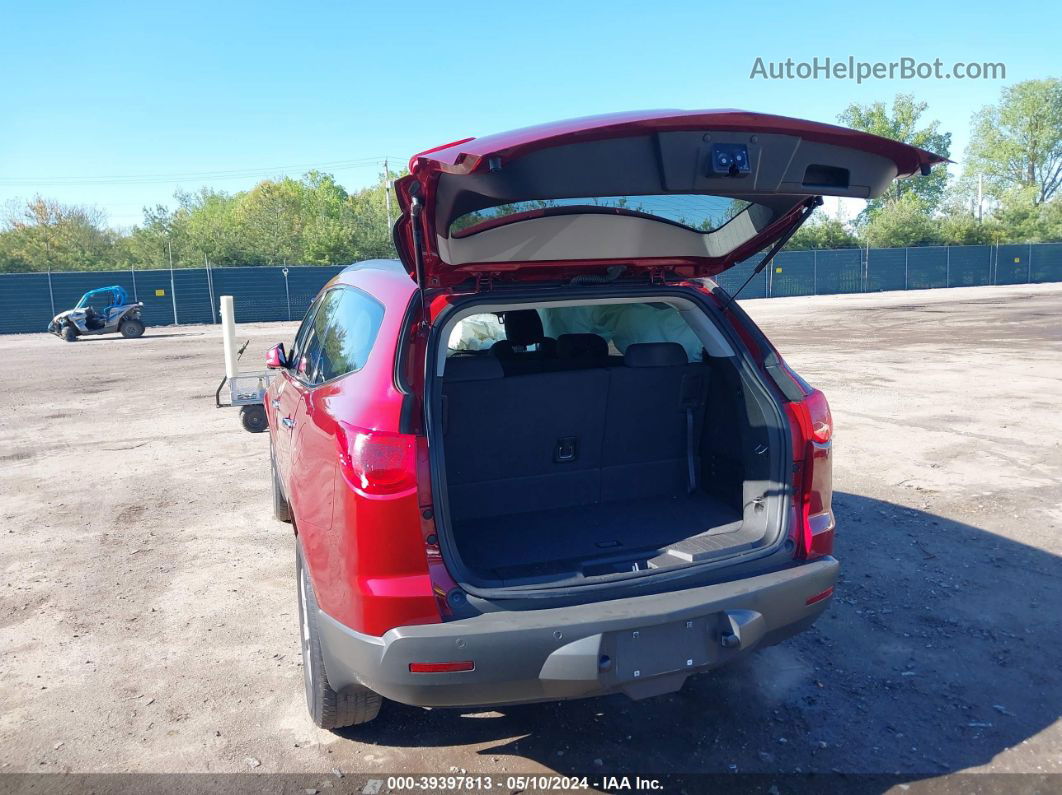 2011 Chevrolet Traverse 1lt Red vin: 1GNKRGED7BJ222896