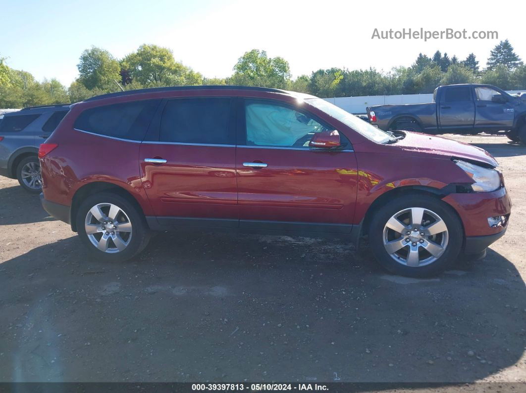 2011 Chevrolet Traverse 1lt Red vin: 1GNKRGED7BJ222896