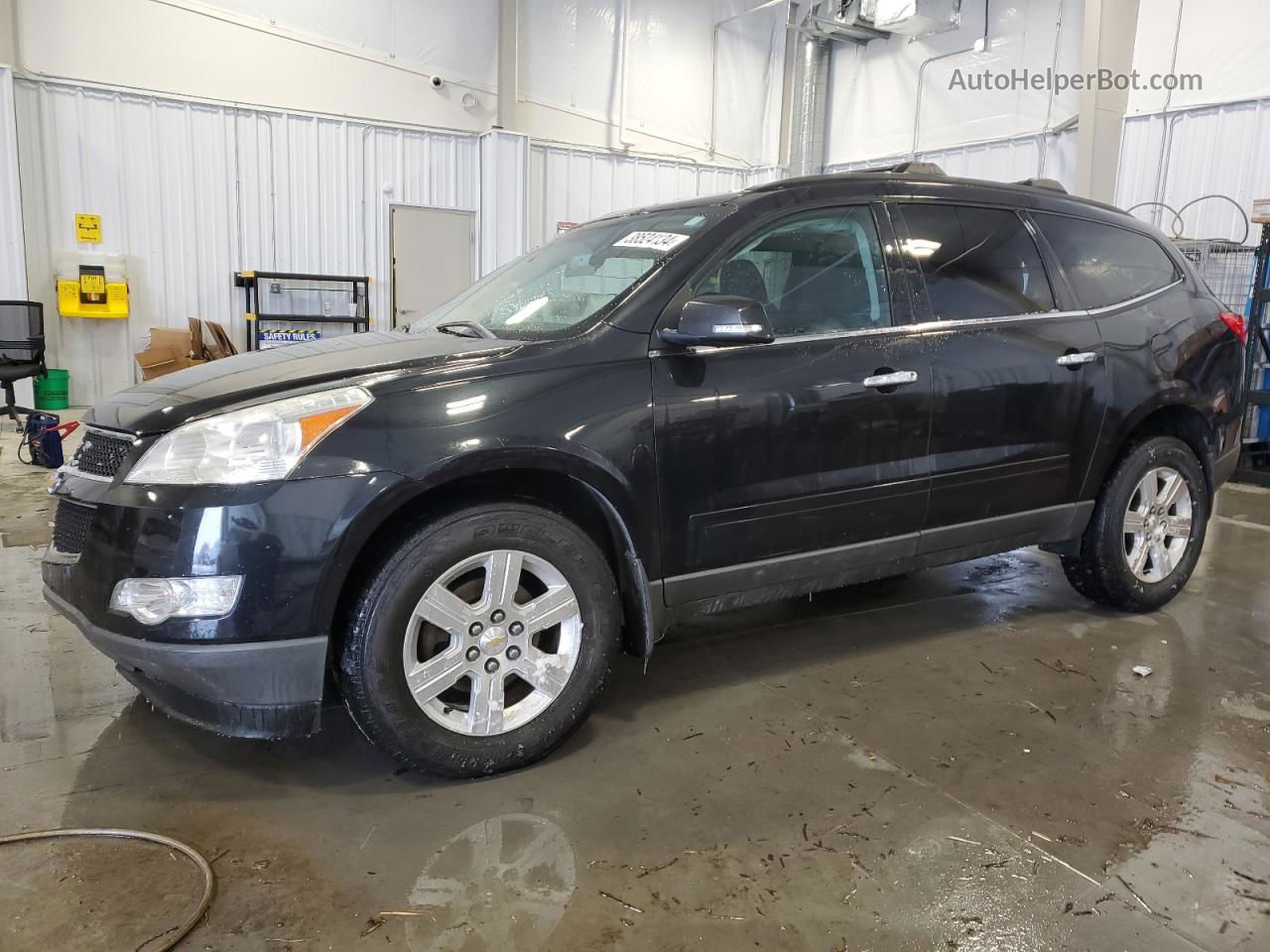 2012 Chevrolet Traverse Lt Black vin: 1GNKRGED7CJ103098