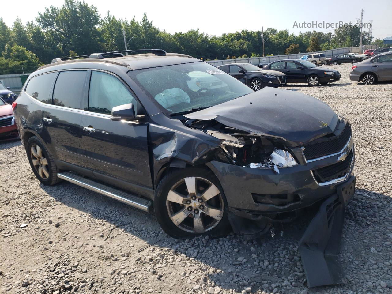 2012 Chevrolet Traverse Lt Gray vin: 1GNKRGED7CJ275325