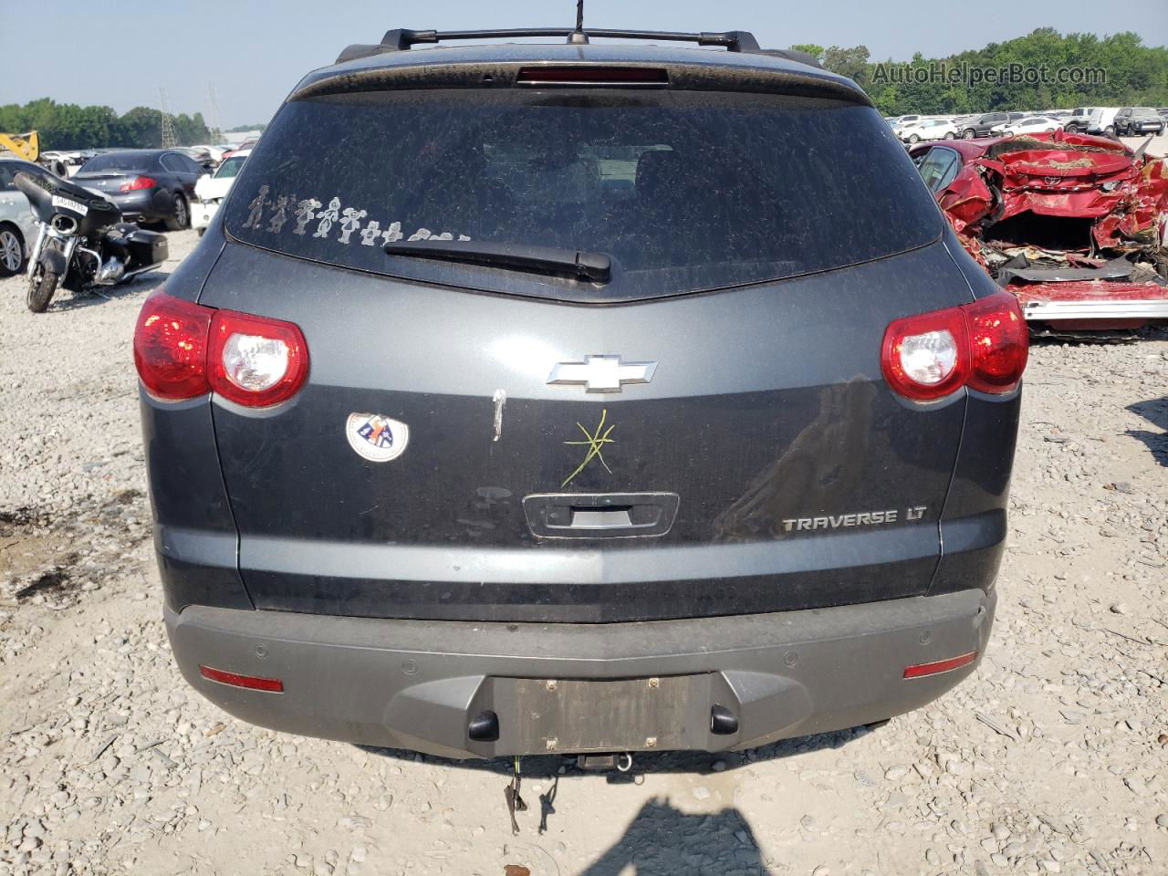 2012 Chevrolet Traverse Lt Gray vin: 1GNKRGED7CJ275325