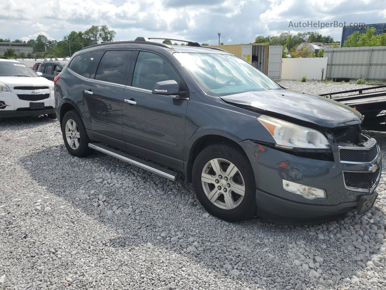 2012 Chevrolet Traverse Lt Серый vin: 1GNKRGED7CJ295834