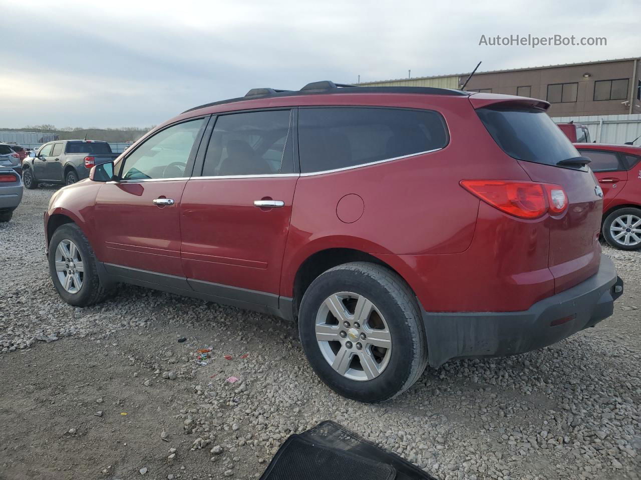 2012 Chevrolet Traverse Lt Red vin: 1GNKRGED7CJ305746