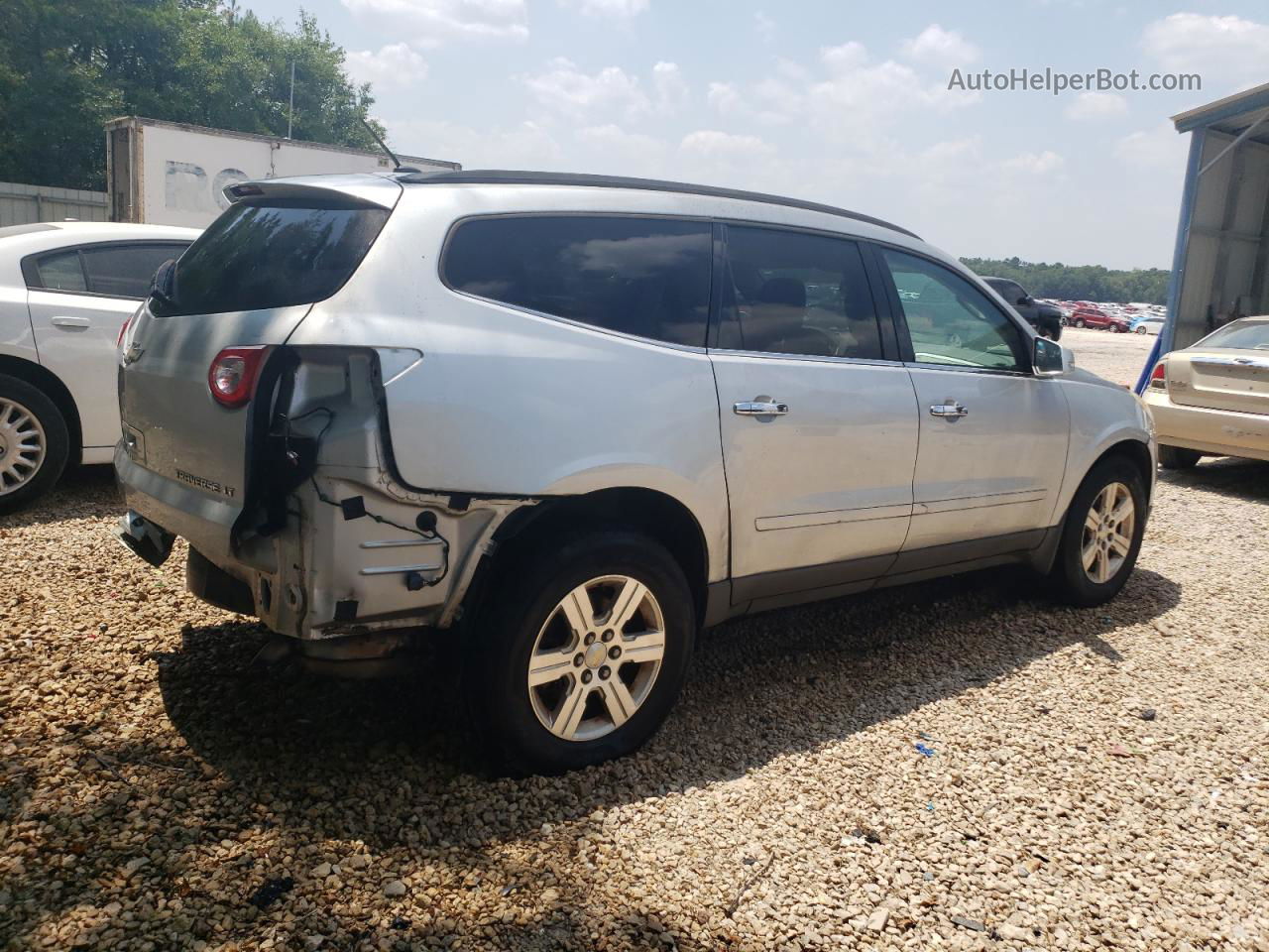 2012 Chevrolet Traverse Lt Silver vin: 1GNKRGED7CJ323972