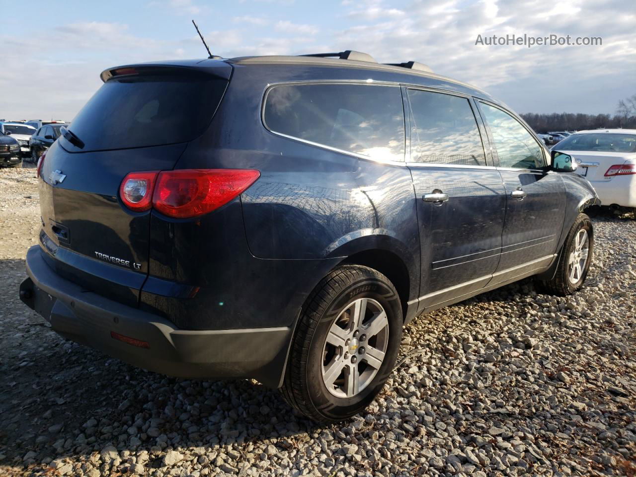 2012 Chevrolet Traverse Lt Синий vin: 1GNKRGED7CJ333840