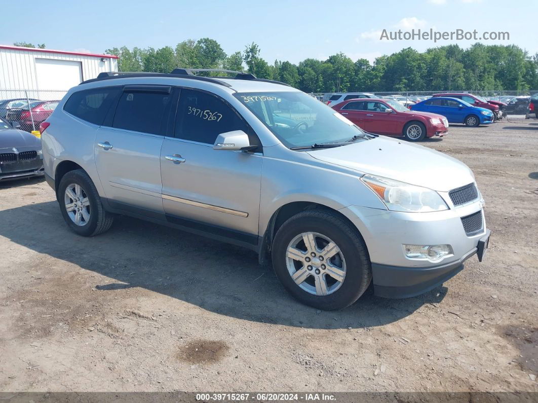 2012 Chevrolet Traverse 1lt Silver vin: 1GNKRGED7CJ394931