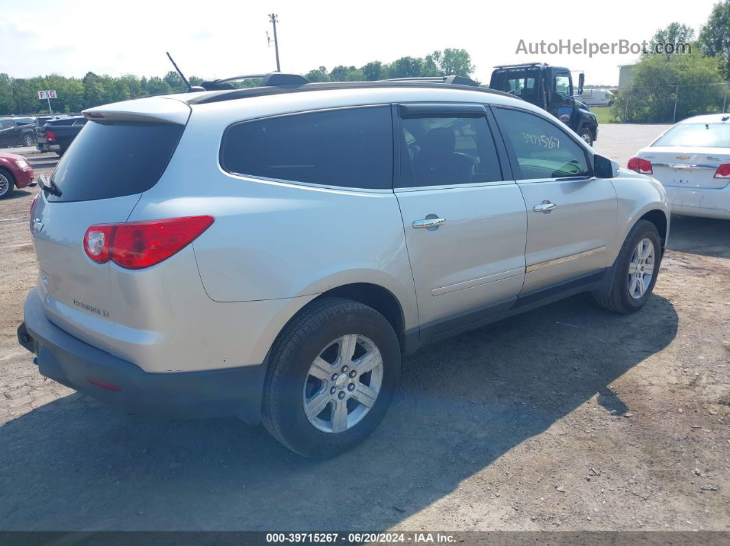 2012 Chevrolet Traverse 1lt Silver vin: 1GNKRGED7CJ394931