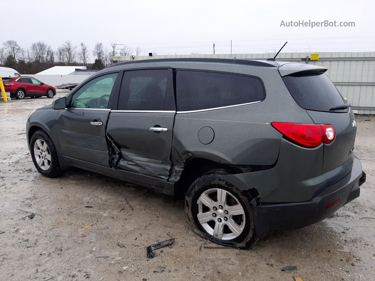 2011 Chevrolet Traverse Lt Gray vin: 1GNKRGED8BJ152535