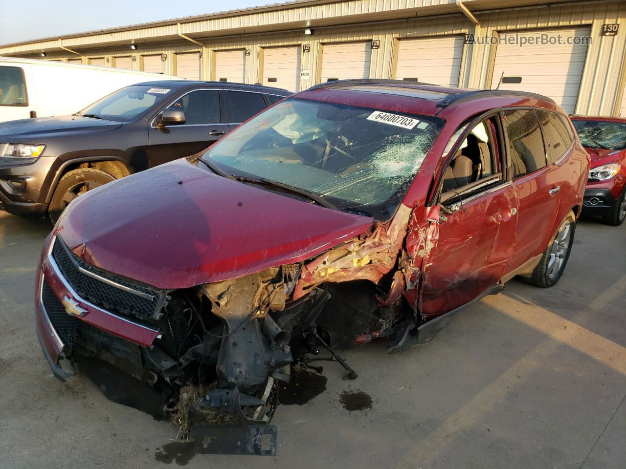 2011 Chevrolet Traverse Lt Red vin: 1GNKRGED8BJ293766