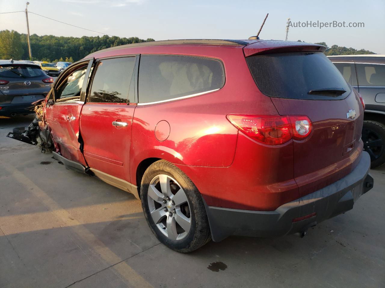 2011 Chevrolet Traverse Lt Red vin: 1GNKRGED8BJ293766