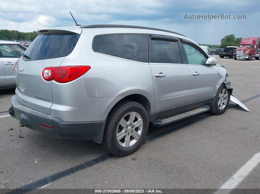 2011 Chevrolet Traverse 1lt Silver vin: 1GNKRGED8BJ372757