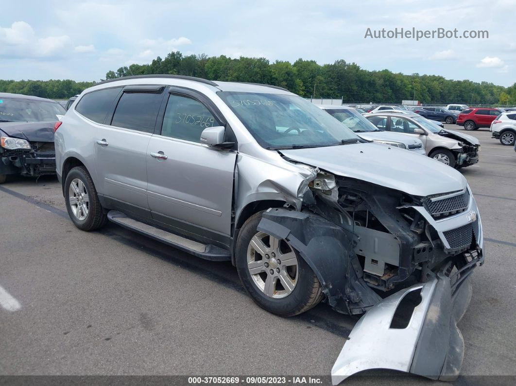 2011 Chevrolet Traverse 1lt Silver vin: 1GNKRGED8BJ372757