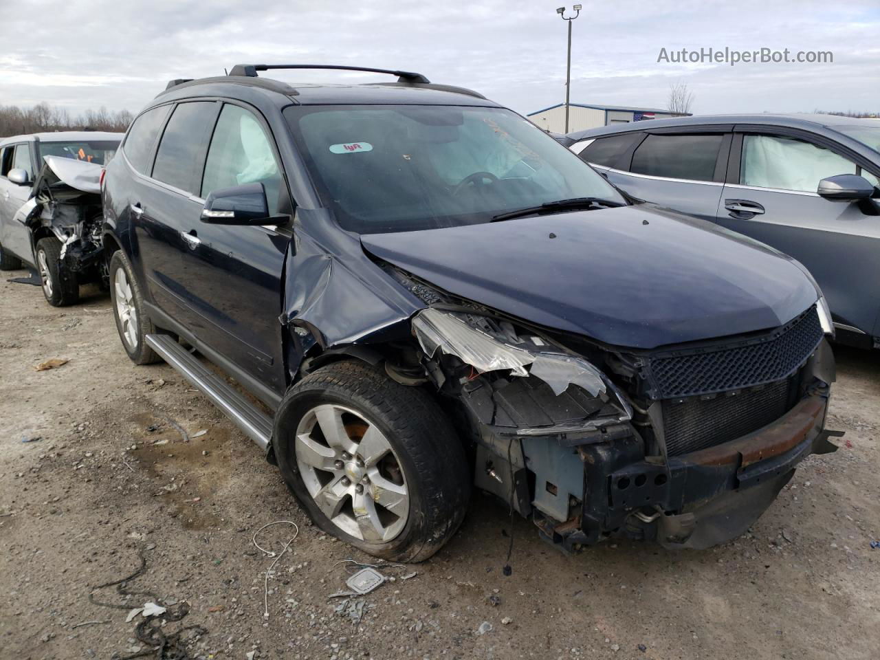 2011 Chevrolet Traverse Lt Черный vin: 1GNKRGED8BJ398548