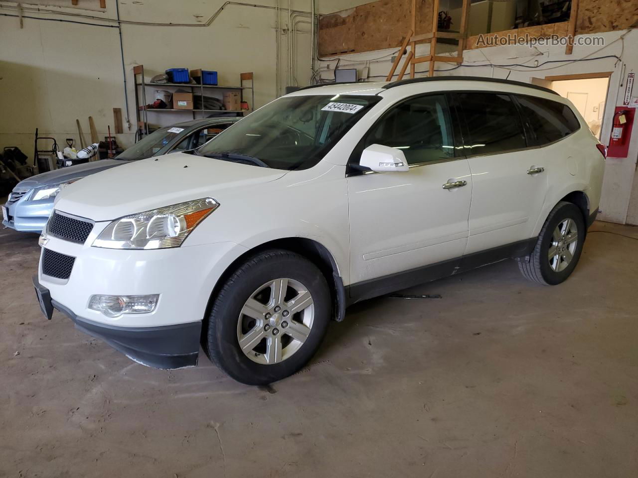 2012 Chevrolet Traverse Lt Белый vin: 1GNKRGED8CJ185004