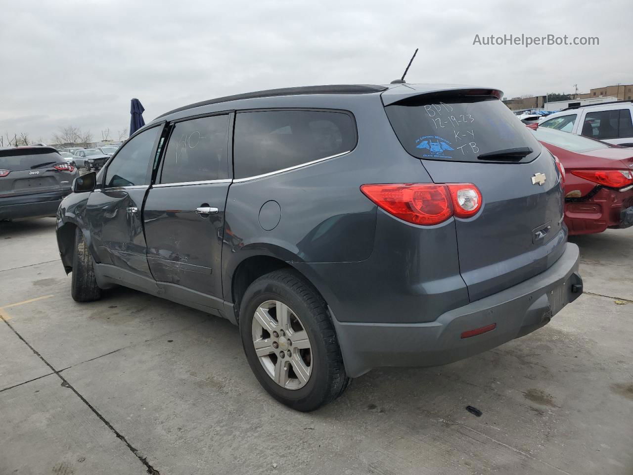 2012 Chevrolet Traverse Lt Charcoal vin: 1GNKRGED8CJ275219