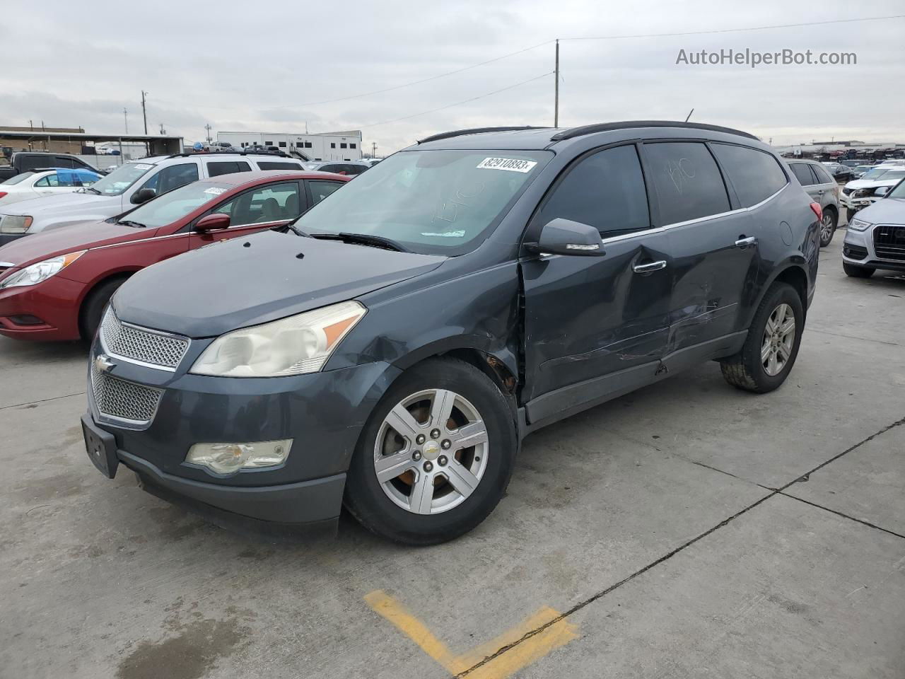 2012 Chevrolet Traverse Lt Charcoal vin: 1GNKRGED8CJ275219