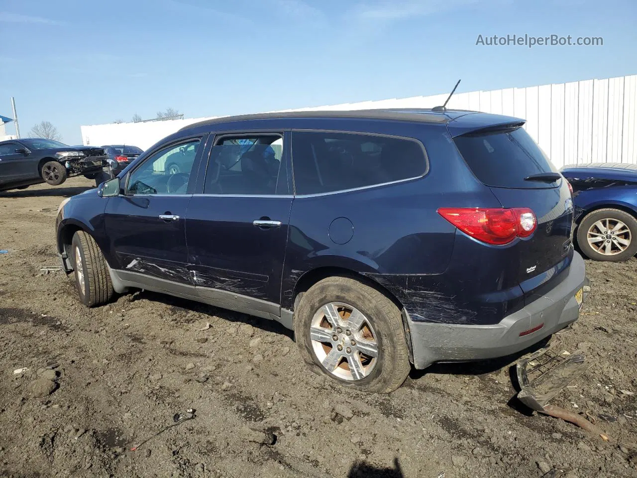 2012 Chevrolet Traverse Lt Синий vin: 1GNKRGED8CJ337038