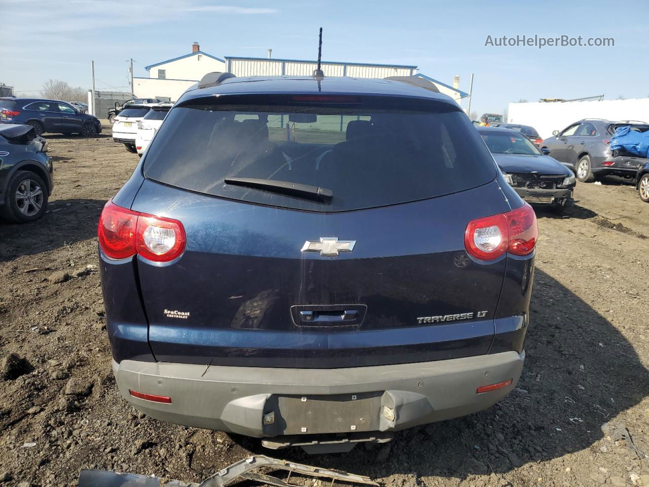 2012 Chevrolet Traverse Lt Синий vin: 1GNKRGED8CJ337038