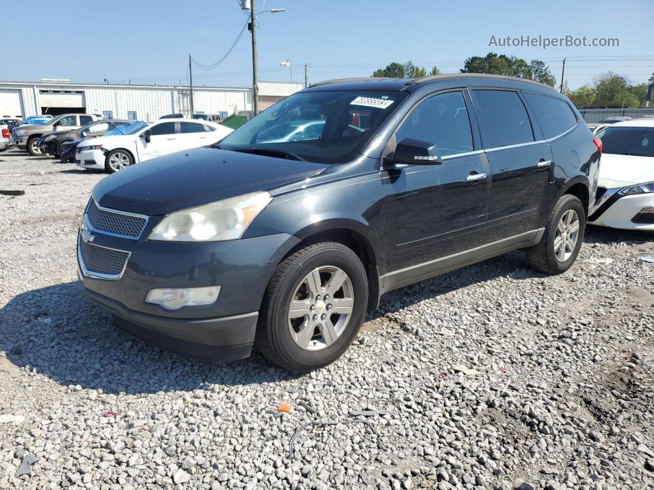 2012 Chevrolet Traverse Lt Black vin: 1GNKRGED8CJ366474