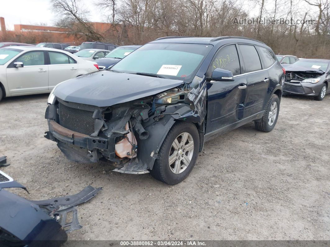 2011 Chevrolet Traverse 1lt Blue vin: 1GNKRGED9BJ227971