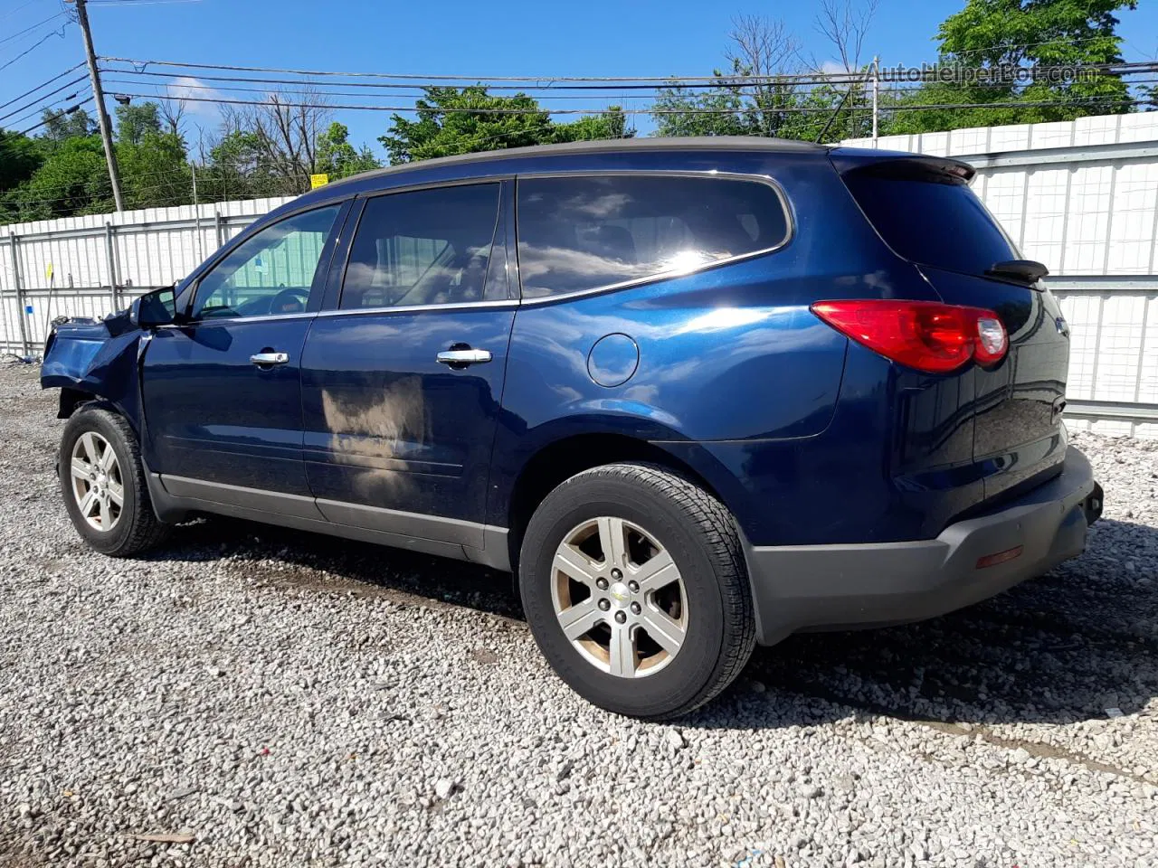 2011 Chevrolet Traverse Lt Синий vin: 1GNKRGED9BJ370841