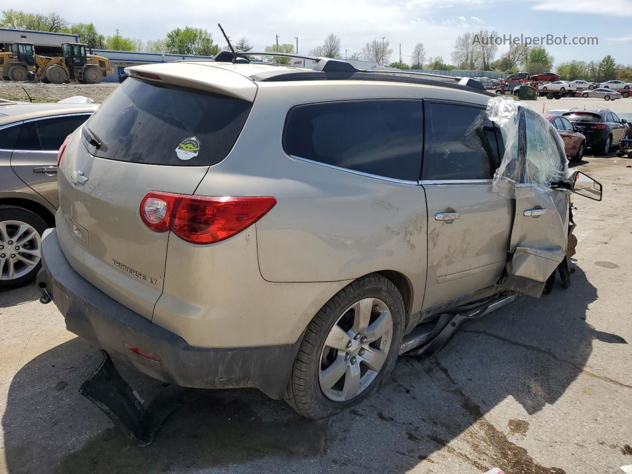 2011 Chevrolet Traverse Lt Tan vin: 1GNKRGED9BJ404048