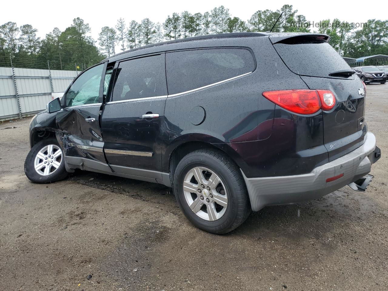 2012 Chevrolet Traverse Lt Black vin: 1GNKRGED9CJ190275