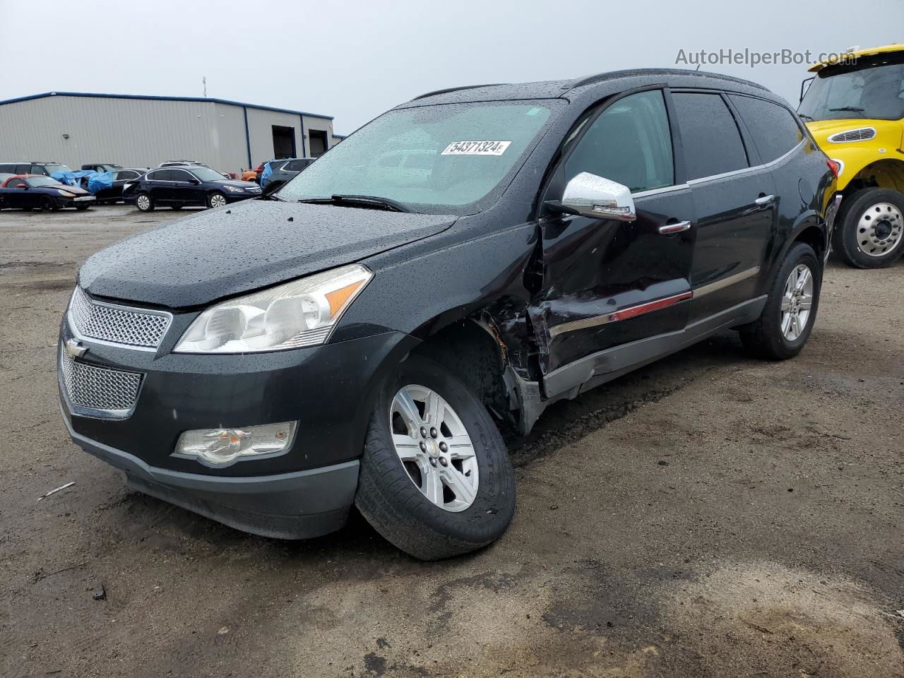 2012 Chevrolet Traverse Lt Black vin: 1GNKRGED9CJ190275