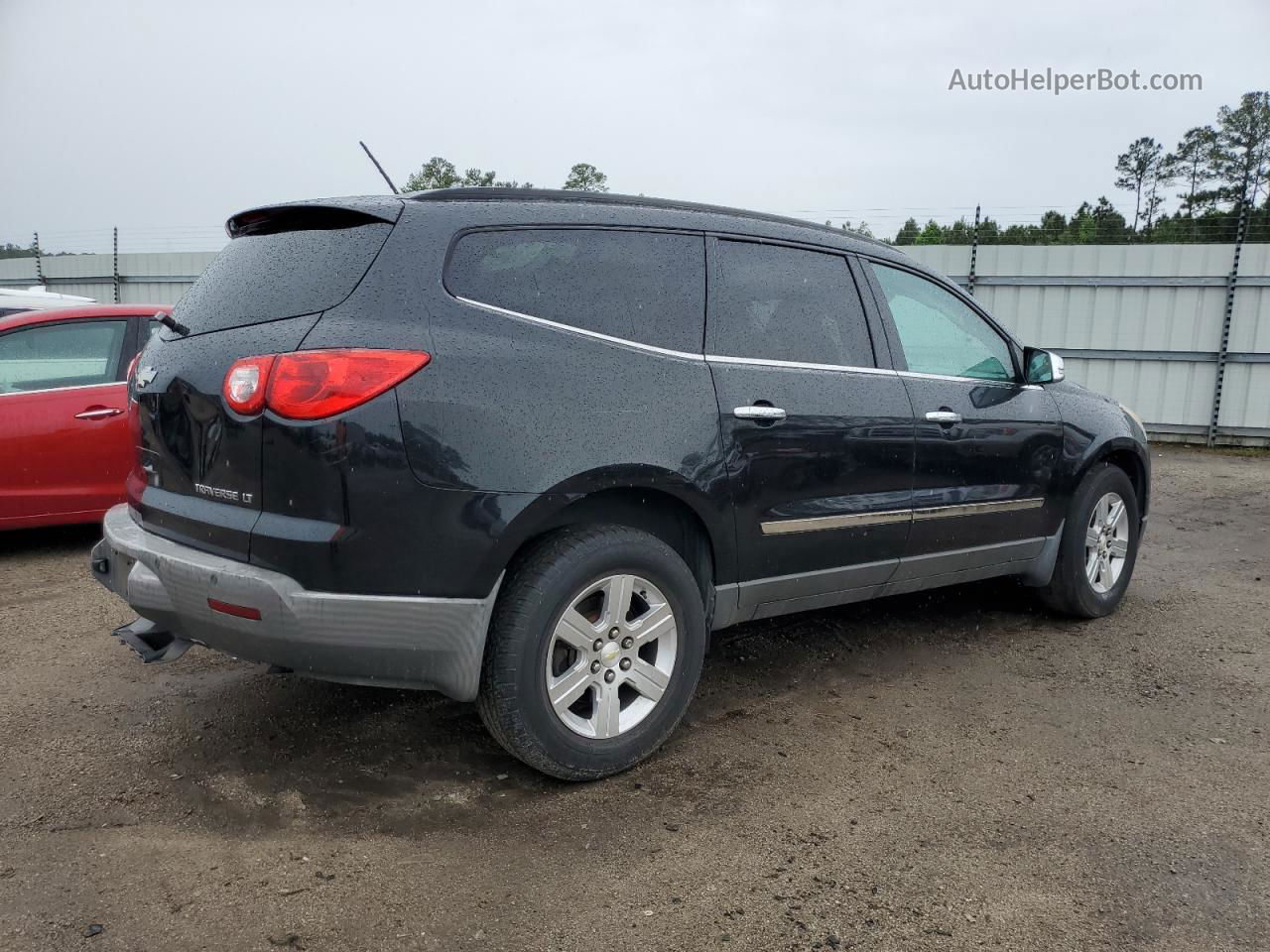 2012 Chevrolet Traverse Lt Black vin: 1GNKRGED9CJ190275