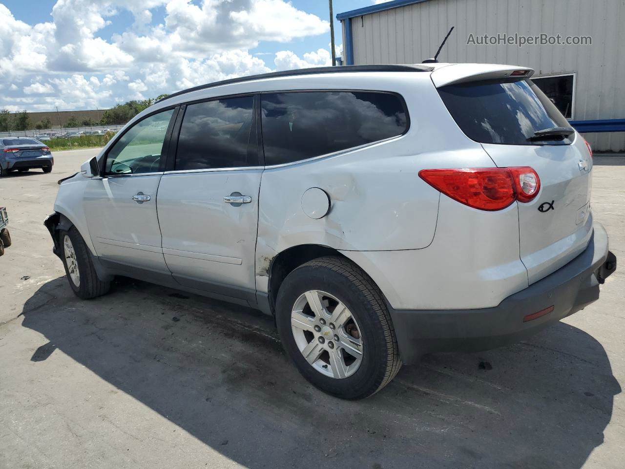 2012 Chevrolet Traverse Lt Silver vin: 1GNKRGED9CJ264035