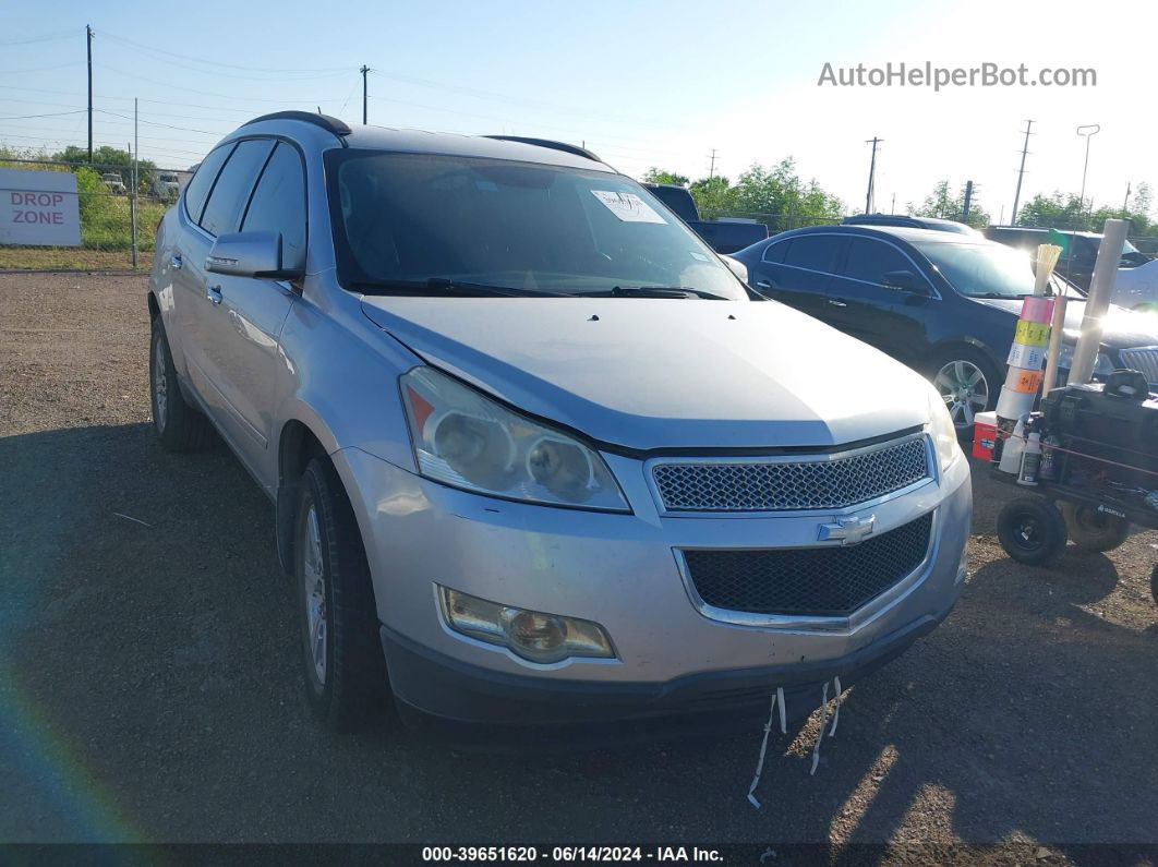 2012 Chevrolet Traverse 1lt Silver vin: 1GNKRGED9CJ401605